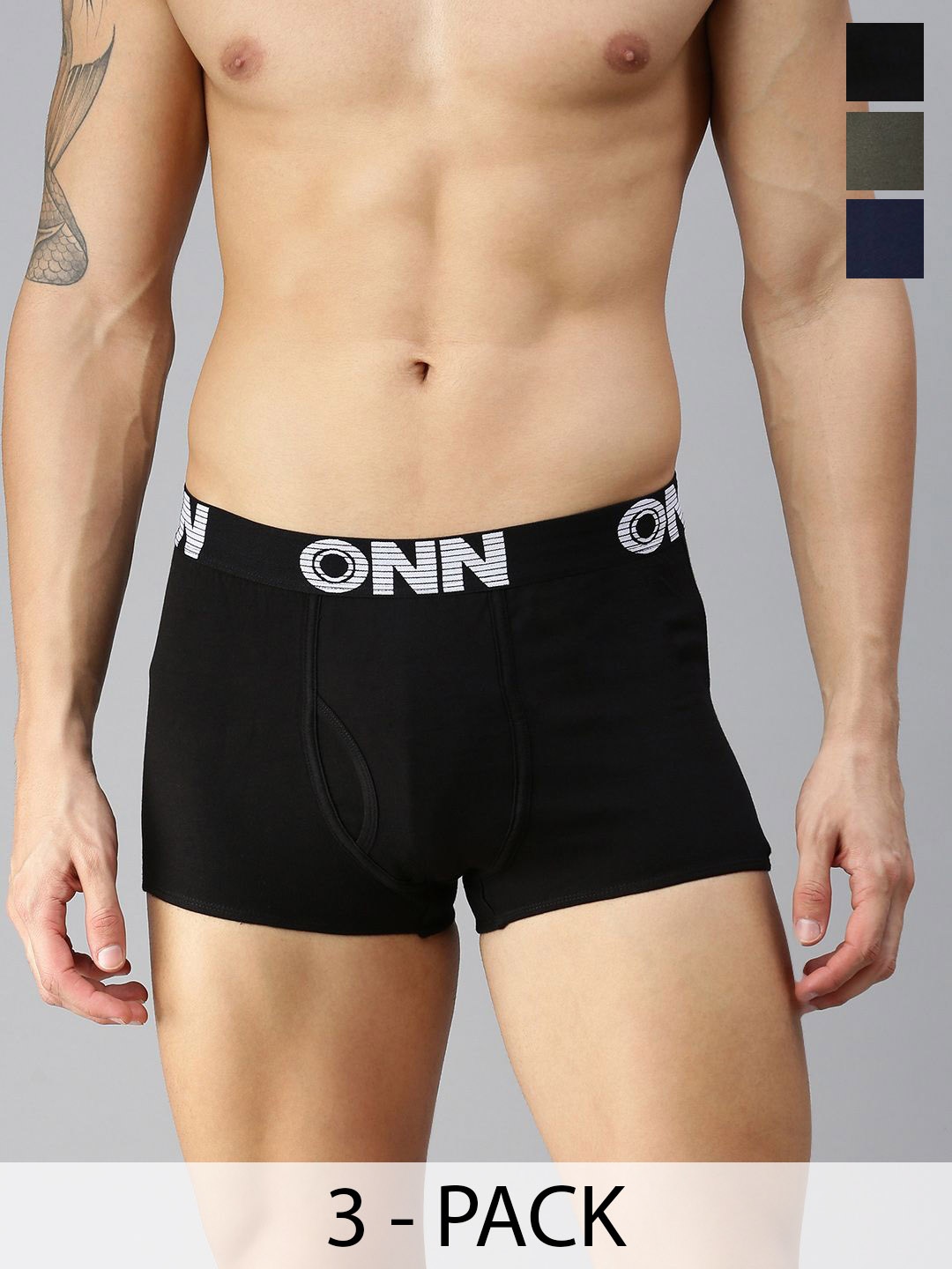 

ONN Pack Of 3 Assorted Trunks XYTRNK198