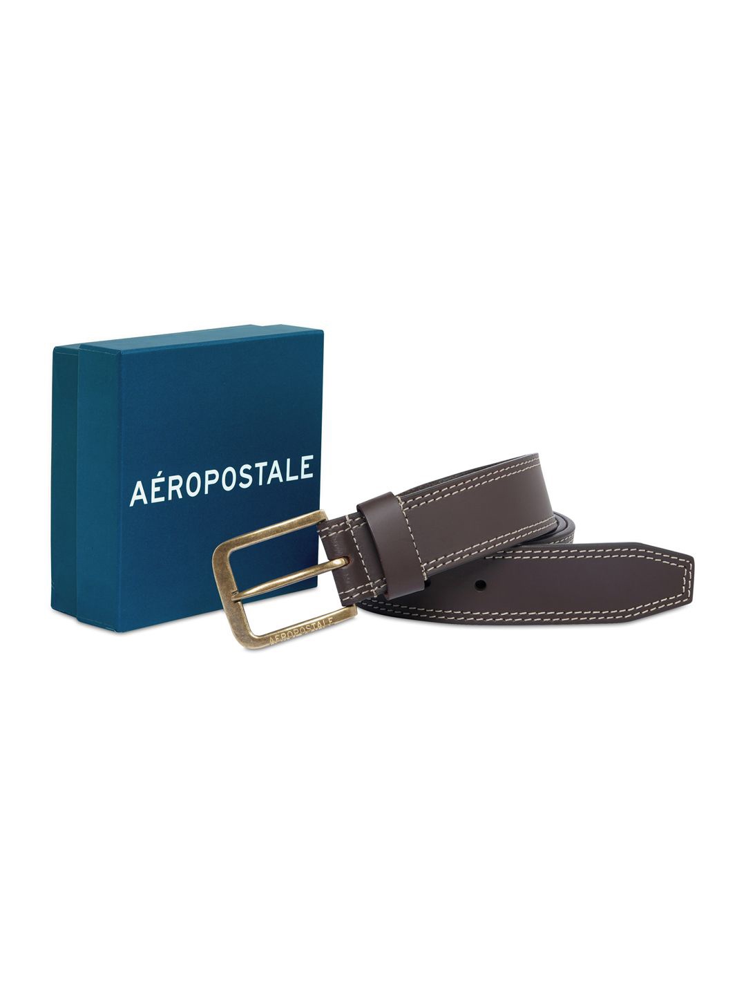

Aeropostale Men Leather Belt, Brown