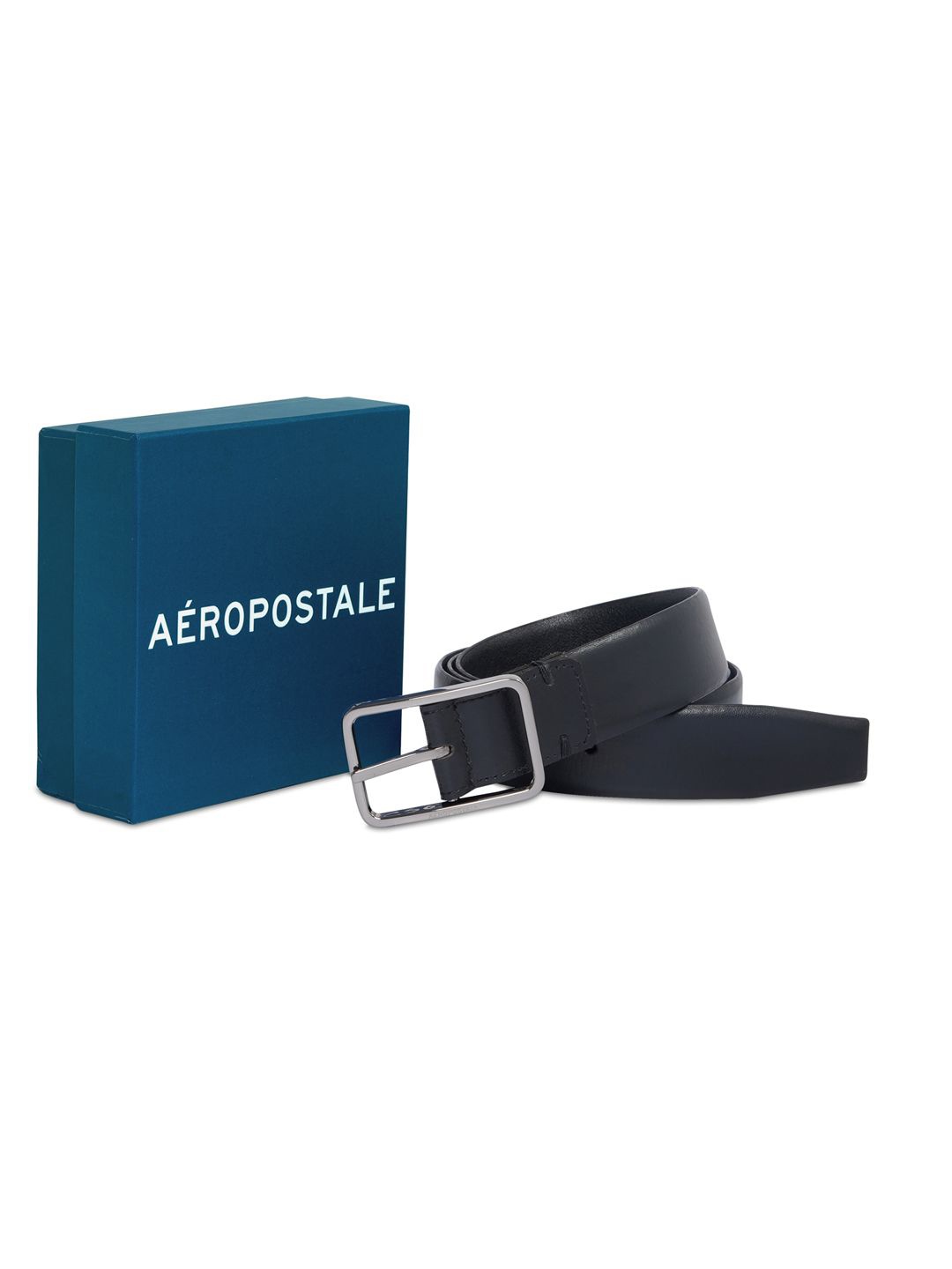 

Aeropostale Men Leather Belt, Navy blue