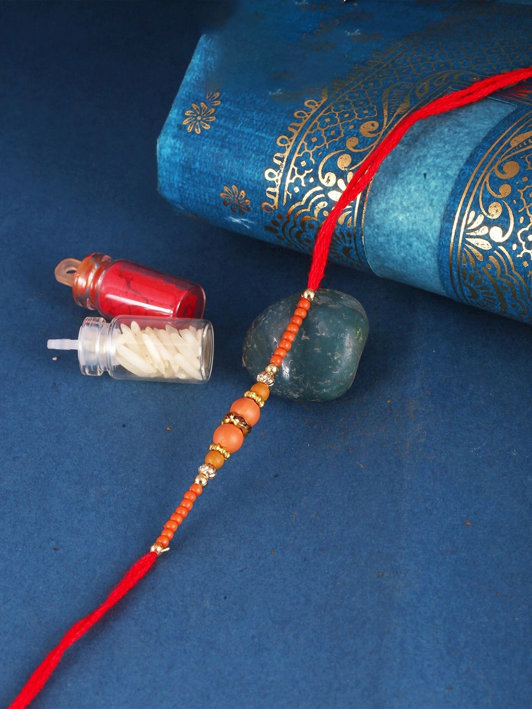 

Vighnaharta Thread Rakhi, Red