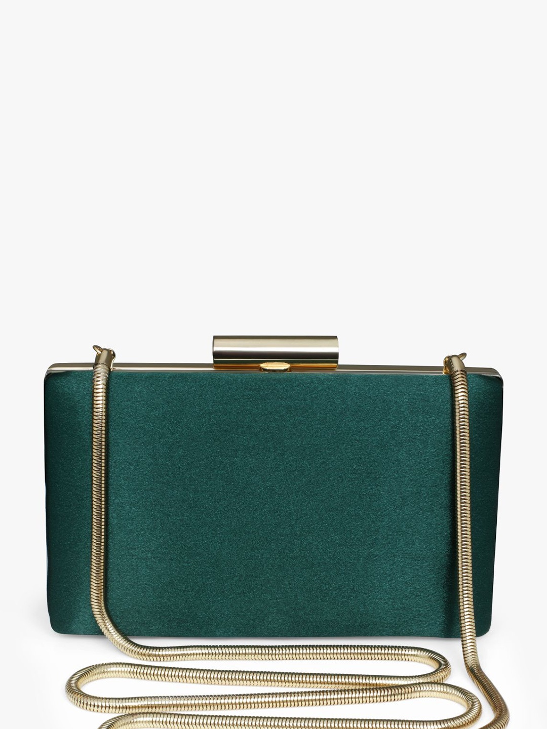 

Vdesi Box Clutch, Green