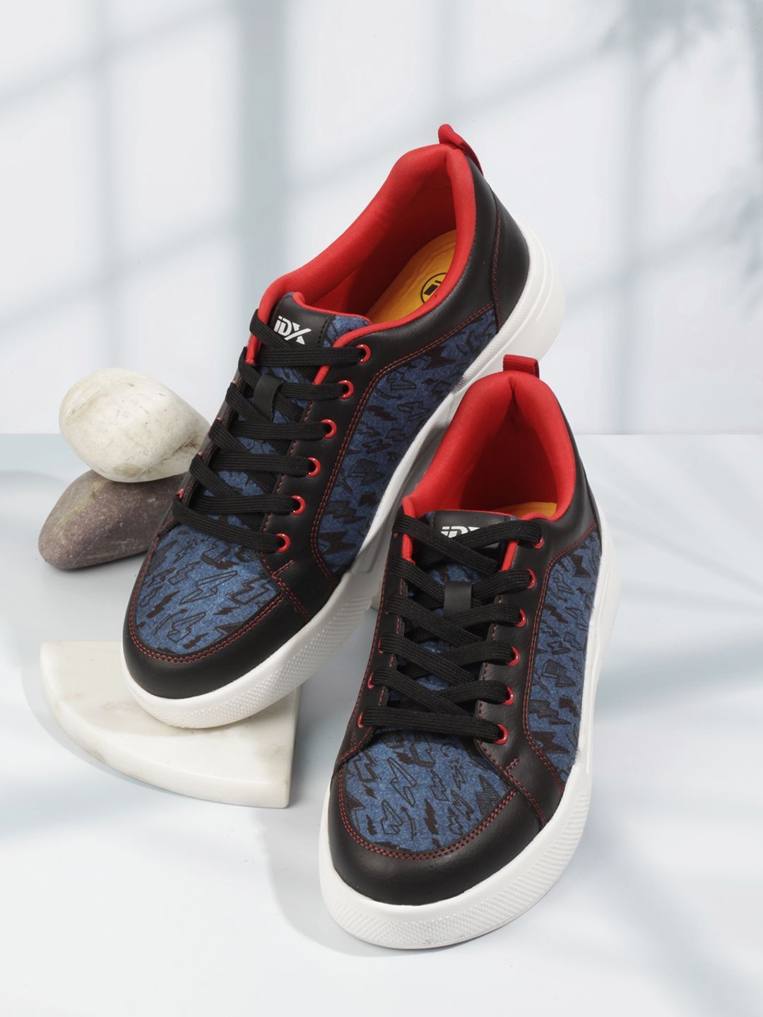 

ID Men Printed Sneakers, Navy blue