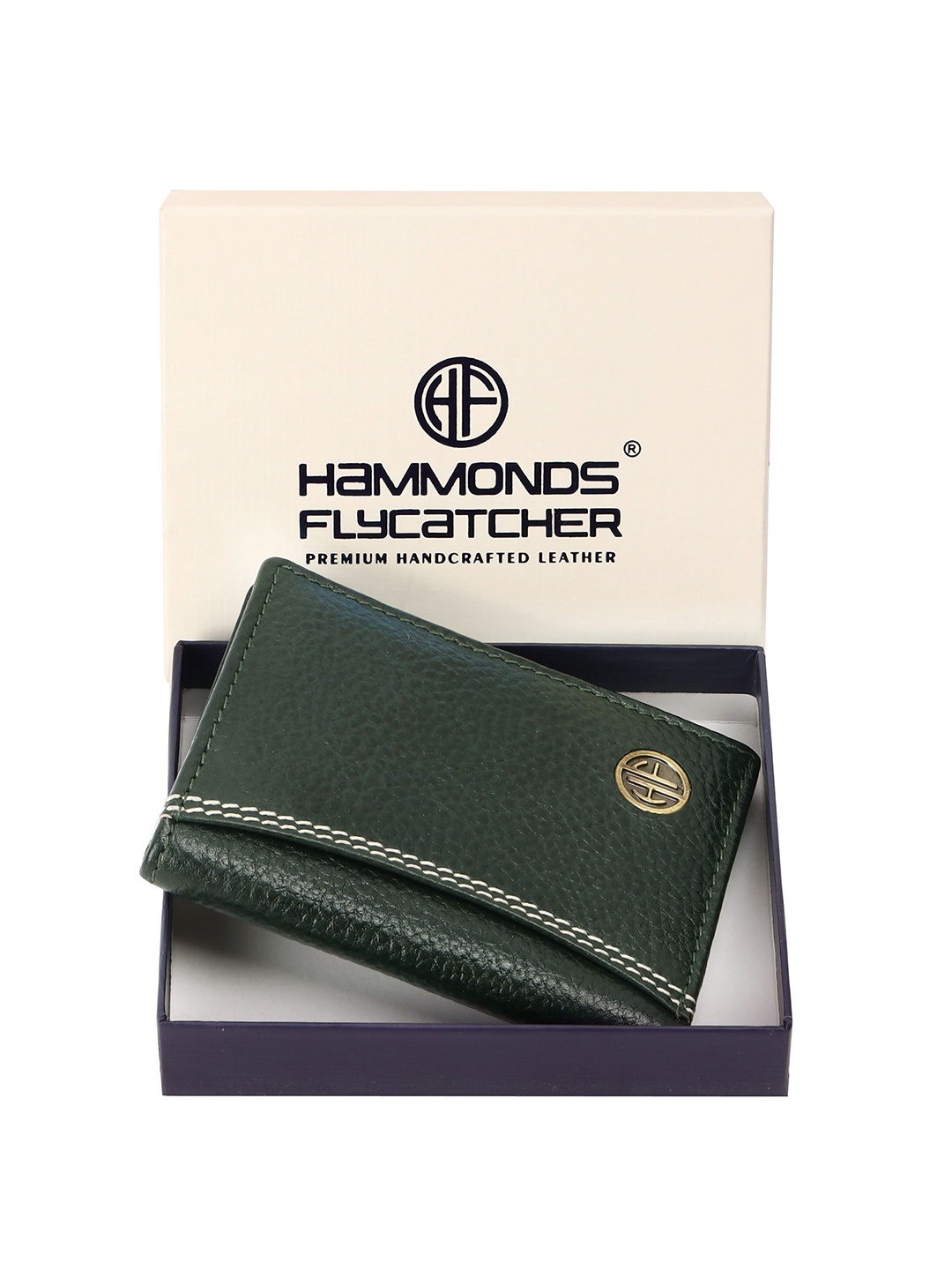 

HAMMONDS FLYCATCHER Unisex Leather Card Holder, Green