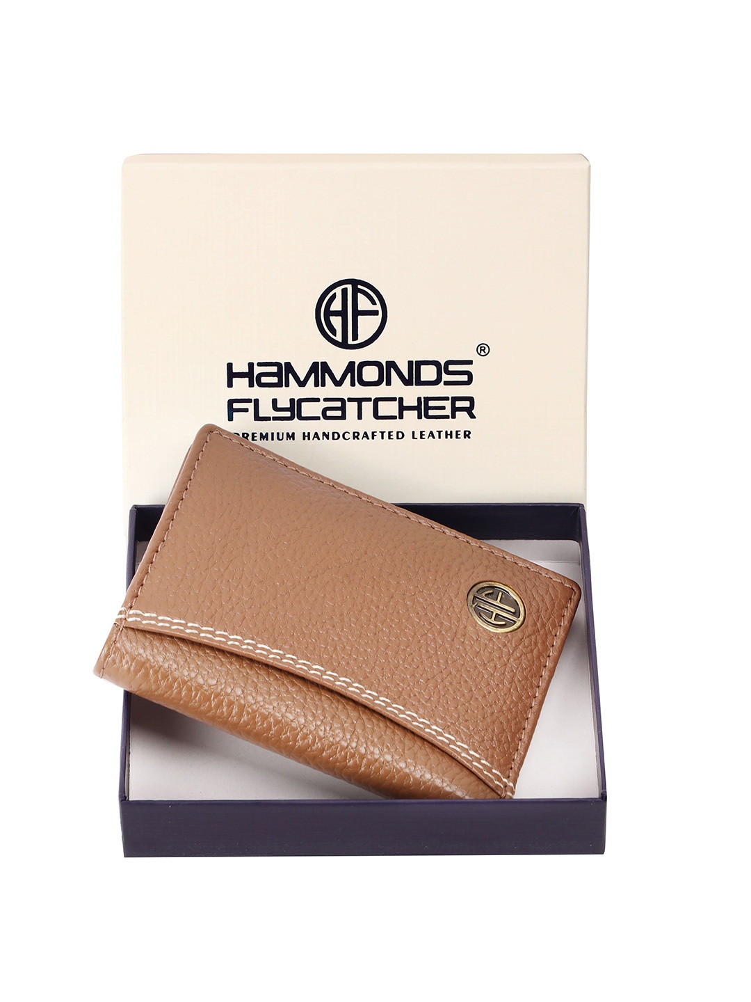 

HAMMONDS FLYCATCHER Unisex Leather Card Holder, Brown