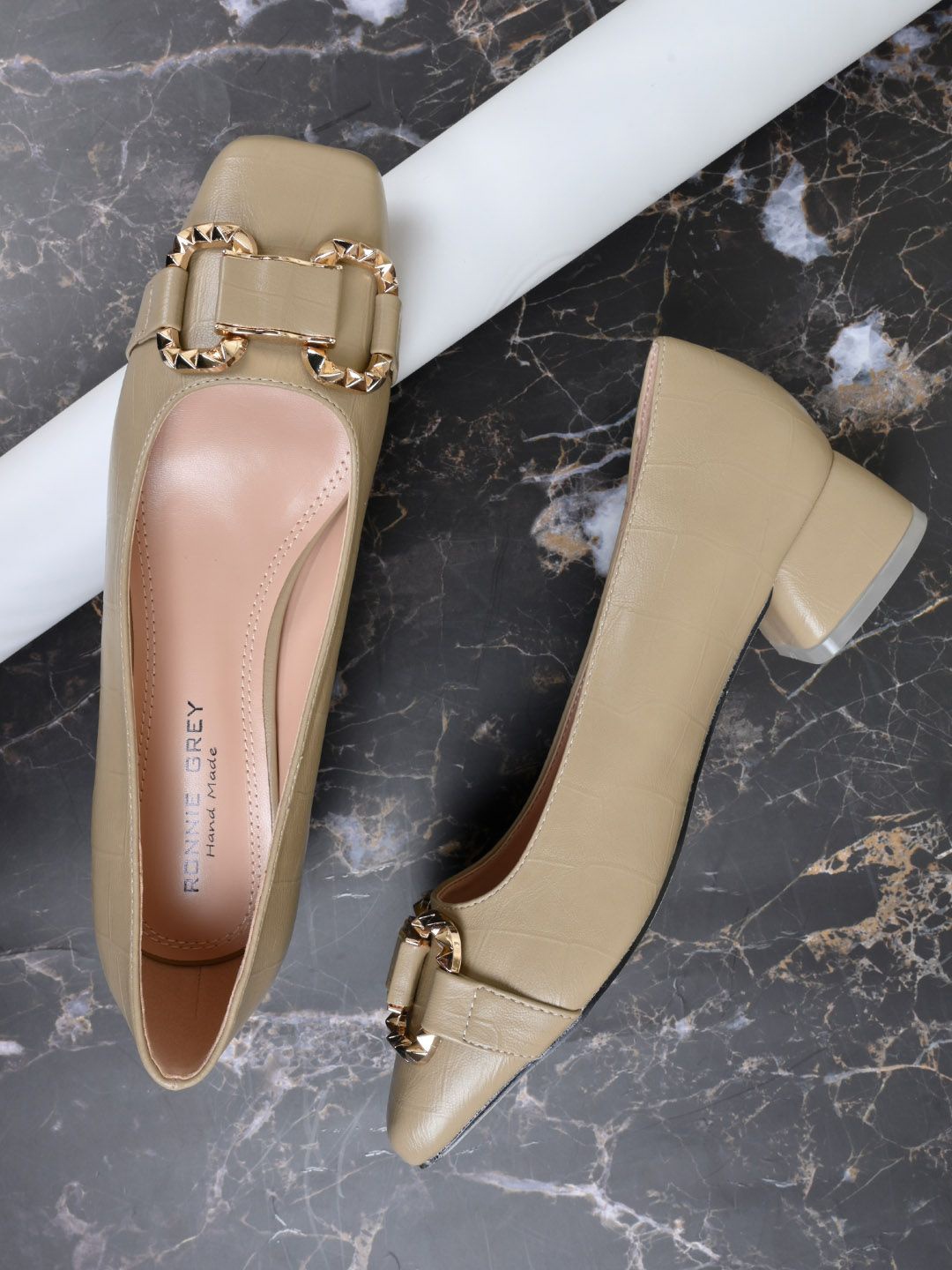 

Ronnie Grey Women Pumps with Bows Flats, Green