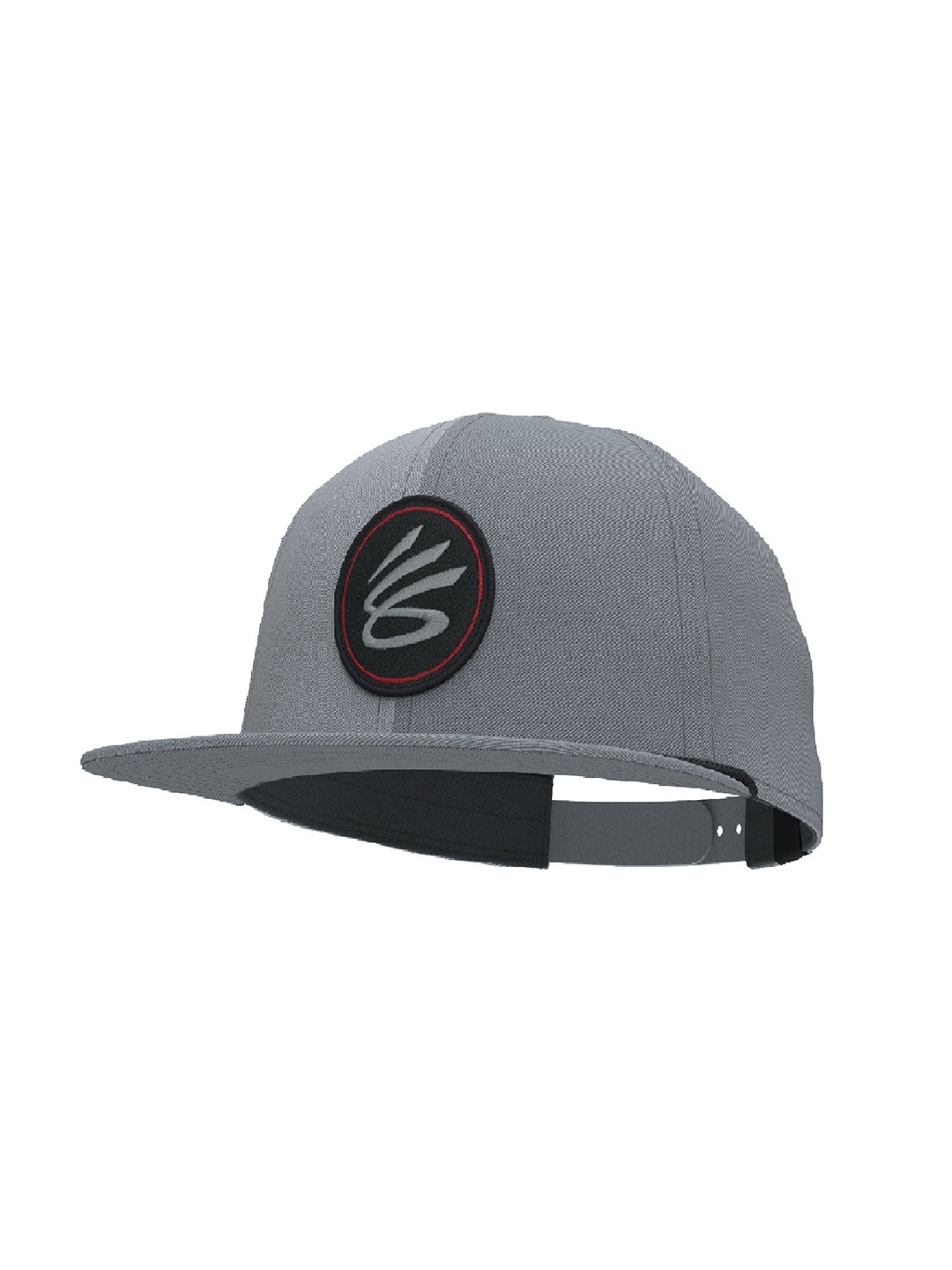 

UNDER ARMOUR Curry Flatbrim Snapback Caps, Grey
