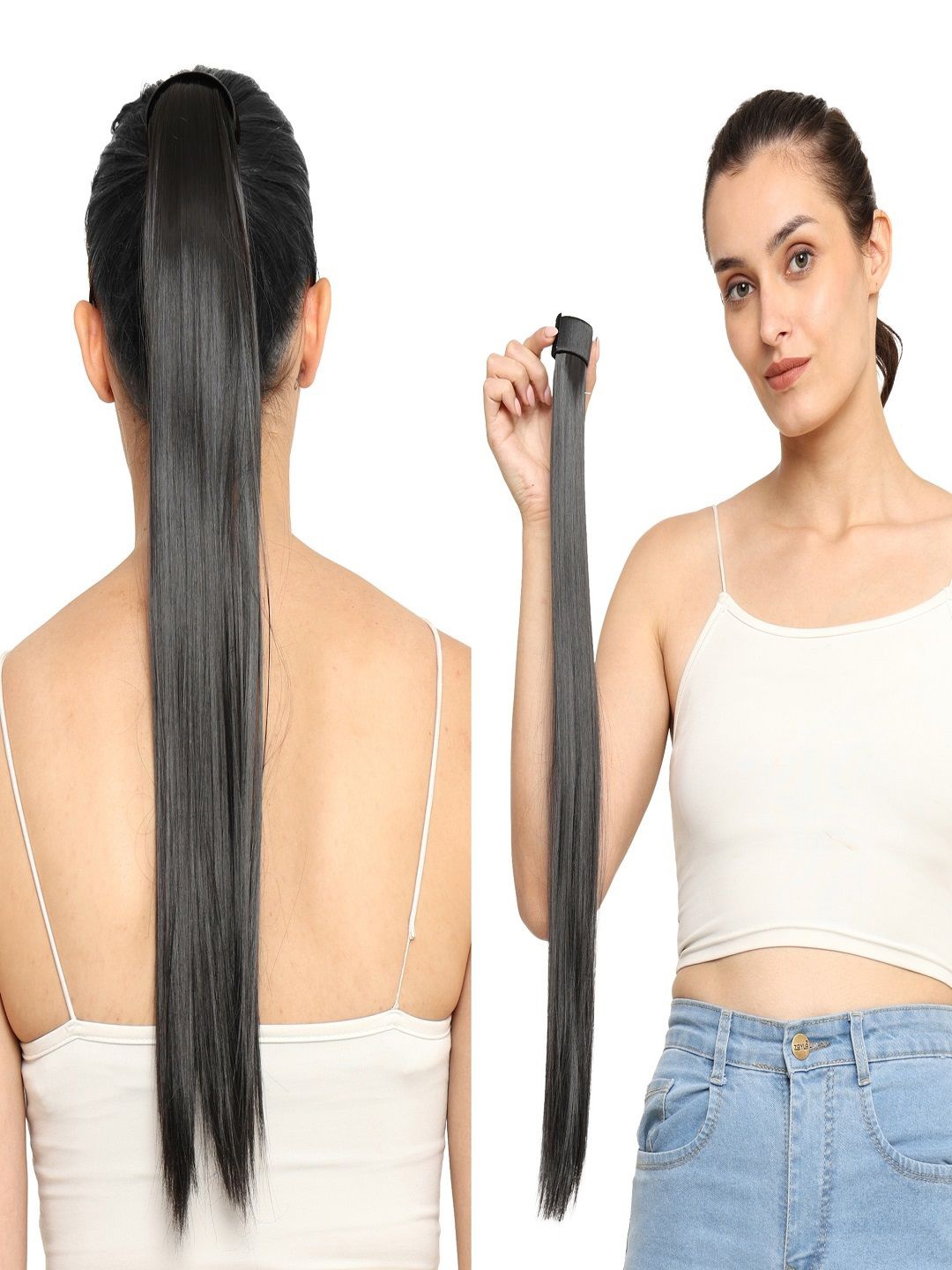 

MoonEyes Wrap Around Black Ponytail Hair Extension