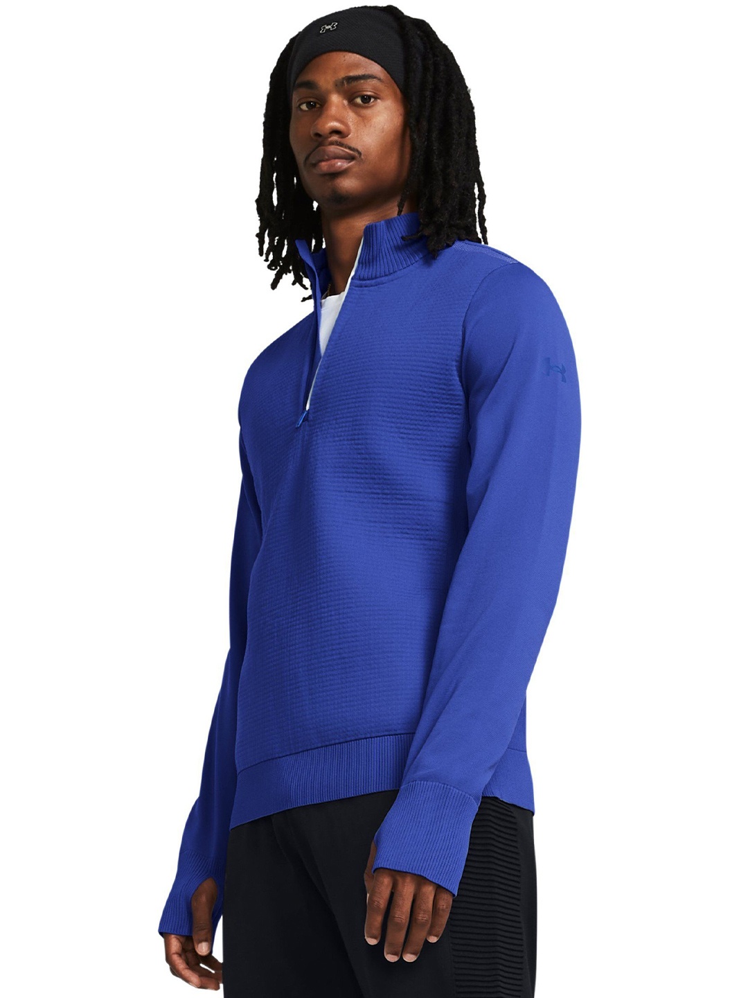 

UNDER ARMOUR INTELLIKNIT RUN HALF ZIP Sweatshirt, Blue