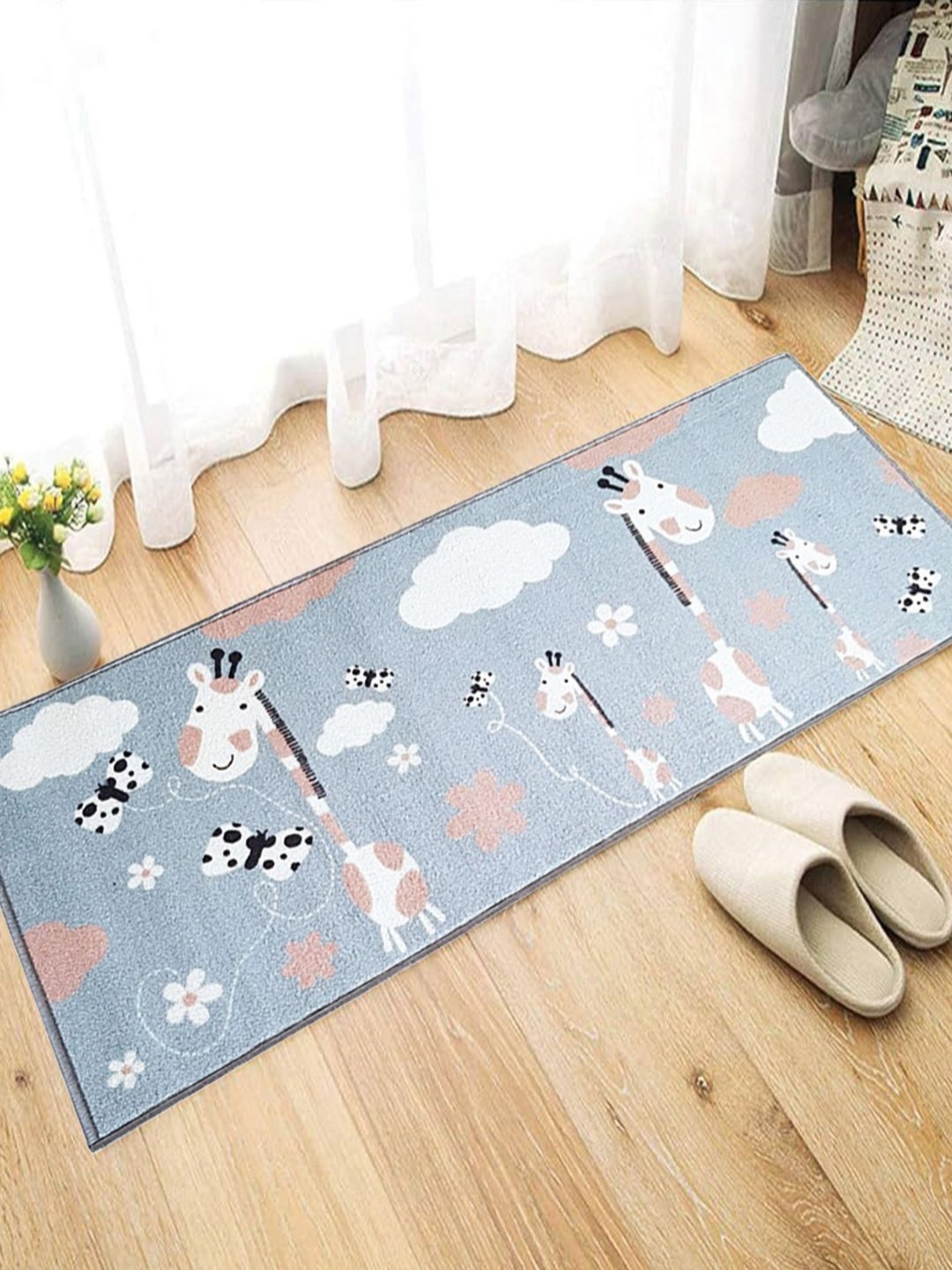 

Matz and More Blue & Brown Printed Floor Runners