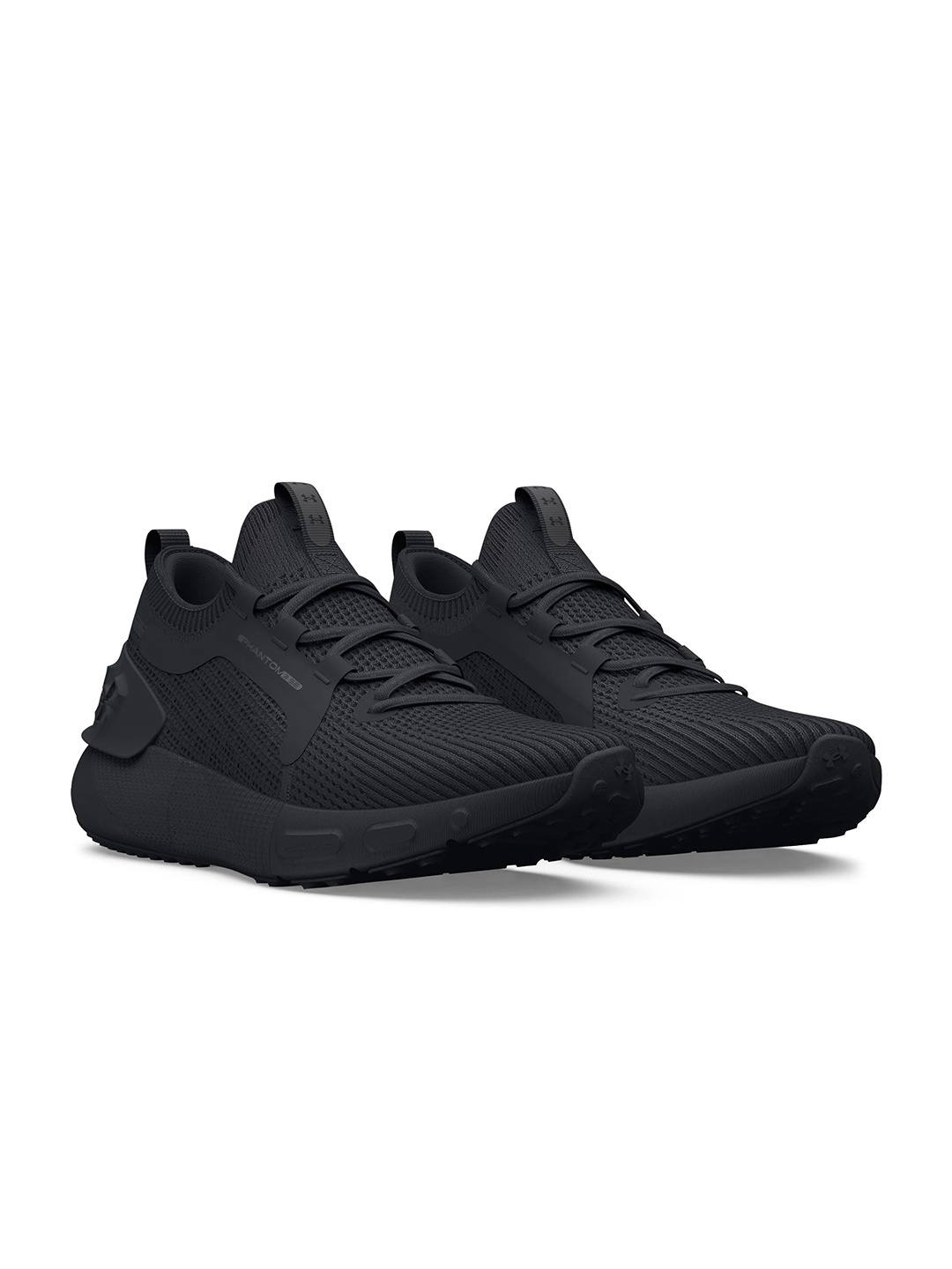 

UNDER ARMOUR HOVR Phantom 3 Men's non Marking Lace Ups Running Shoes, Black