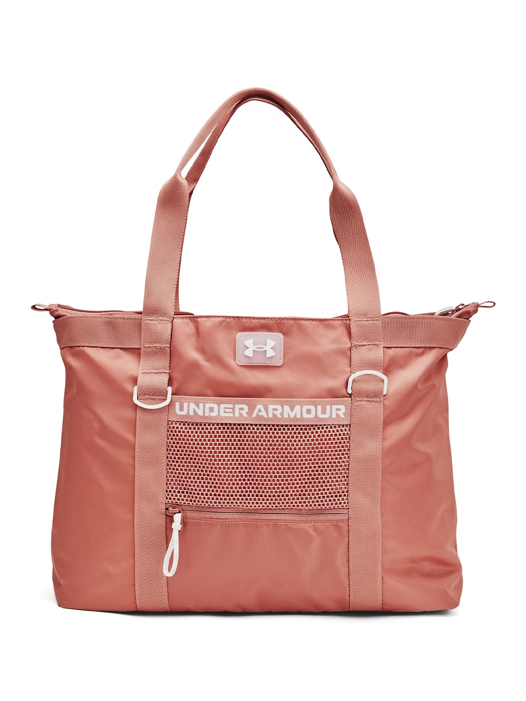 

UNDER ARMOUR Women Brand Logo Printed UA Essentials Tote Bag, Pink