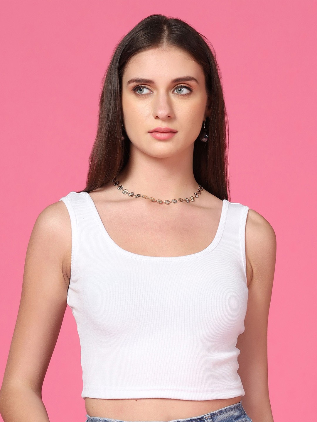 

TAGDO Crop Top, White