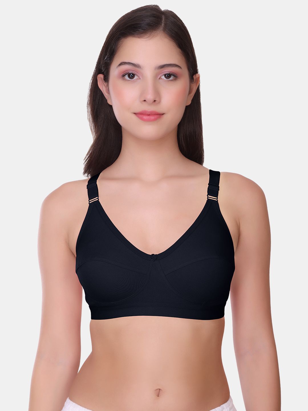 

POOJA RAGENEE Full Coverage T-shirt Bra, Navy blue