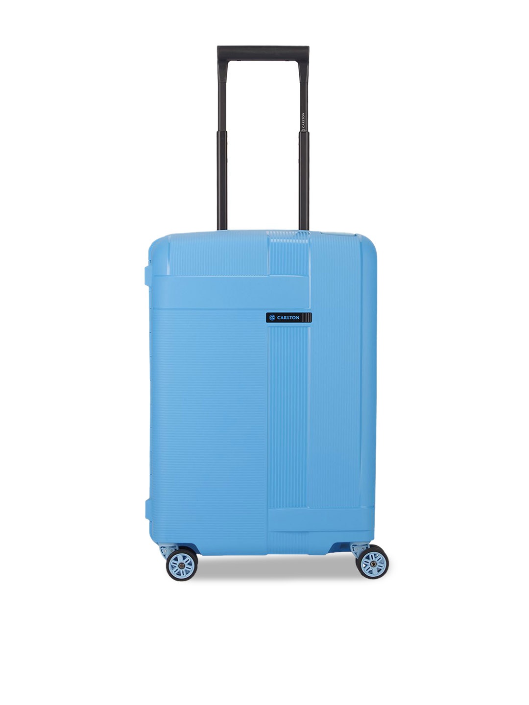 

CARLTON Vault Upright Textured Hard-Sided Cabin Trolley Bag, Blue