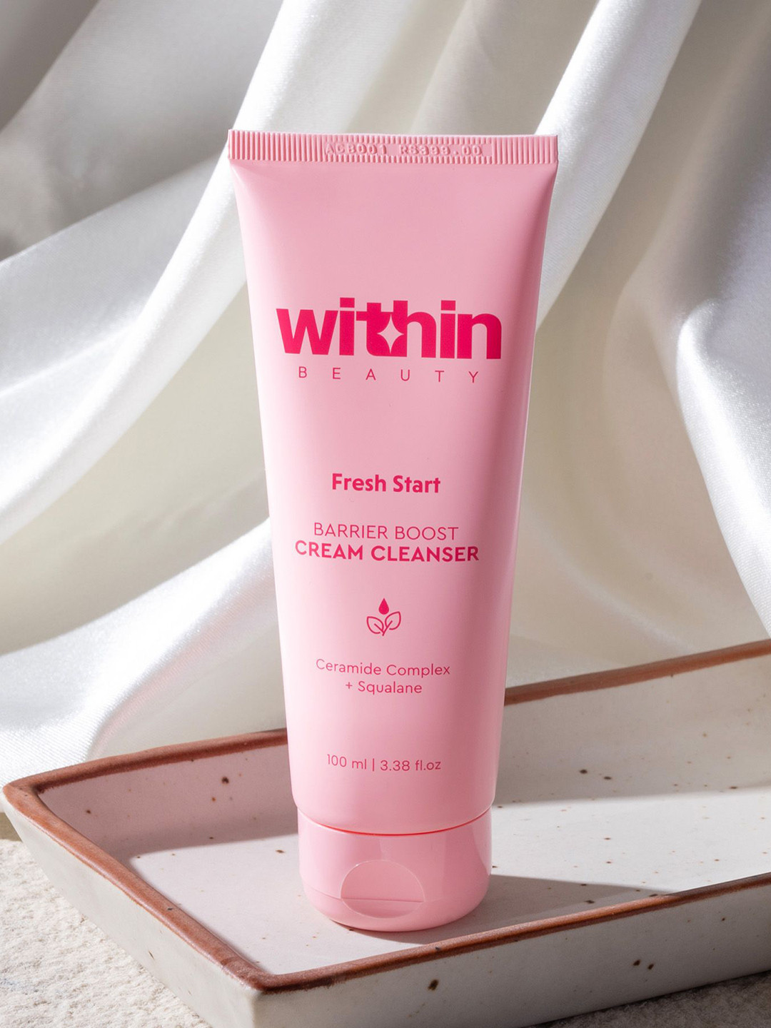 

Within Beauty Fresh Start Barrier Boost Skin Hydrates Skin Cleanser100ml, Pink