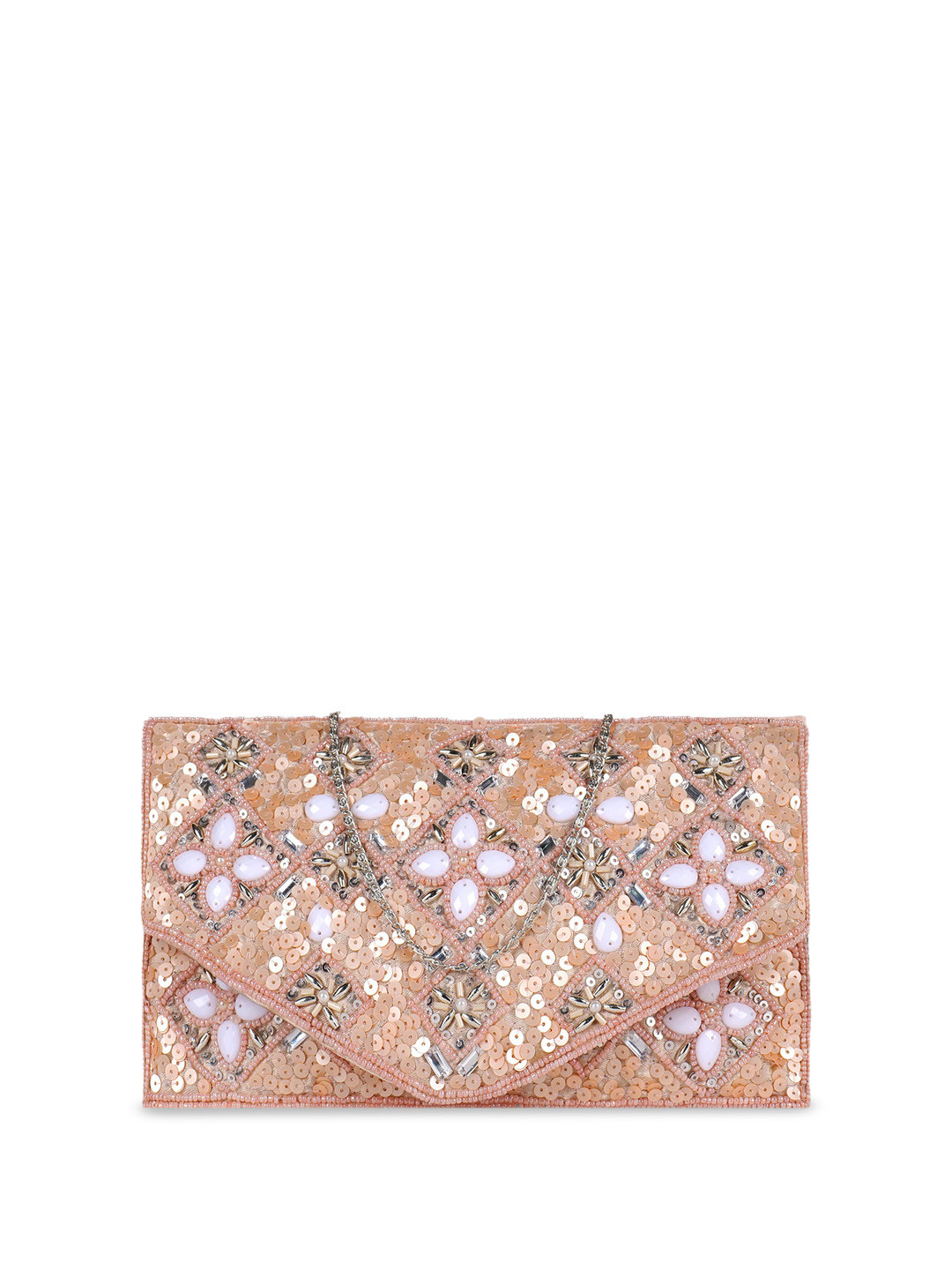 

Anouk Floral Embellished Swagger Sling Bag, Black