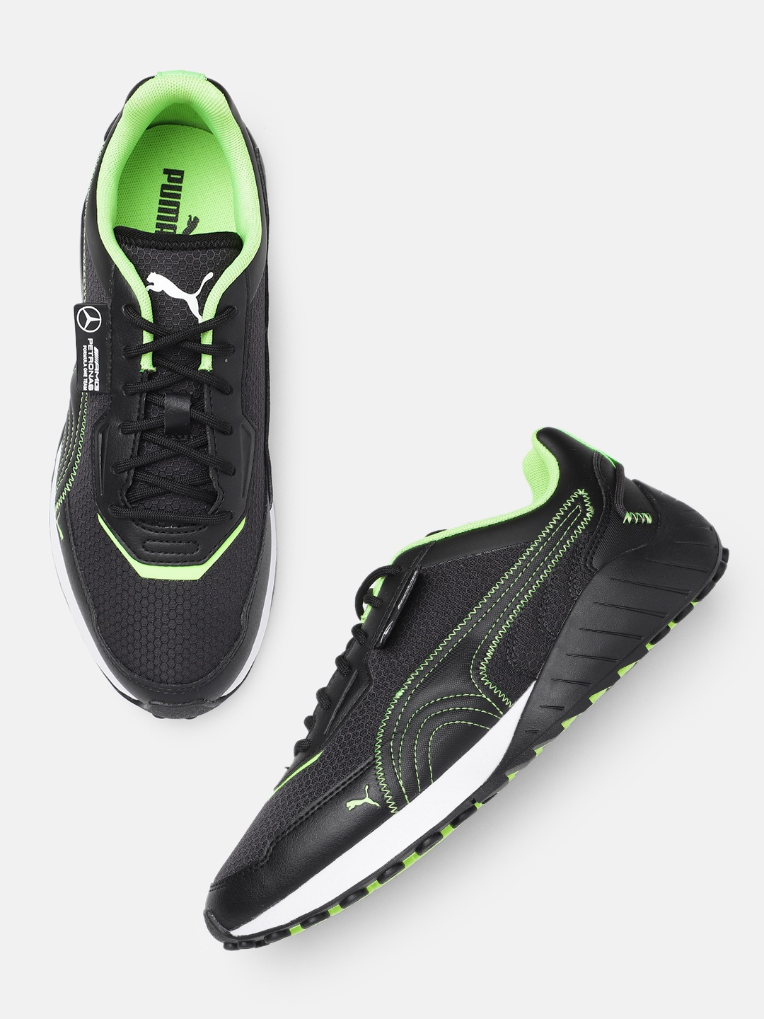 

PUMA Motorsport Men Mercedes-AMG Petronas F1 Speedfusion Textured Sneakers, Black