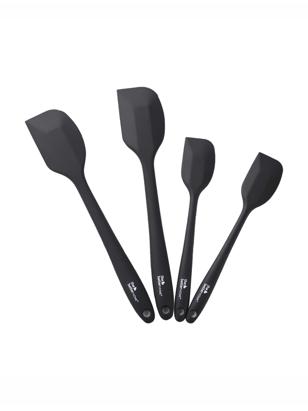 

The Better Home Black 4 Pieces Heat Resistant Spatula Set