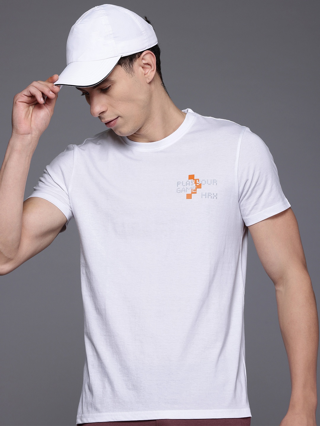 

HRX by Hrithik Roshan Placement Print T-shirt, White