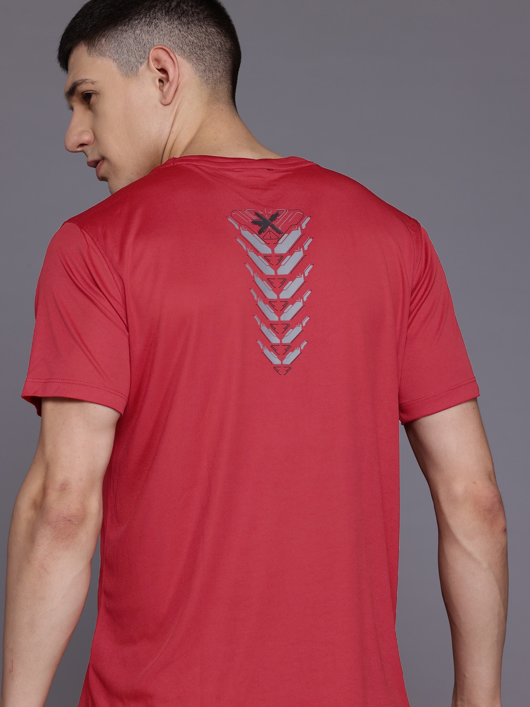 

HRX by Hrithik Roshan Rapid Dry Training T-shirt, Red