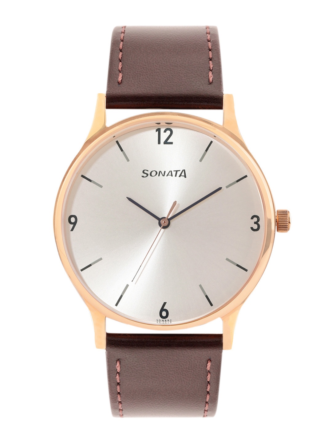 

Sonata Men Analogue Watch 77105WL02, Silver