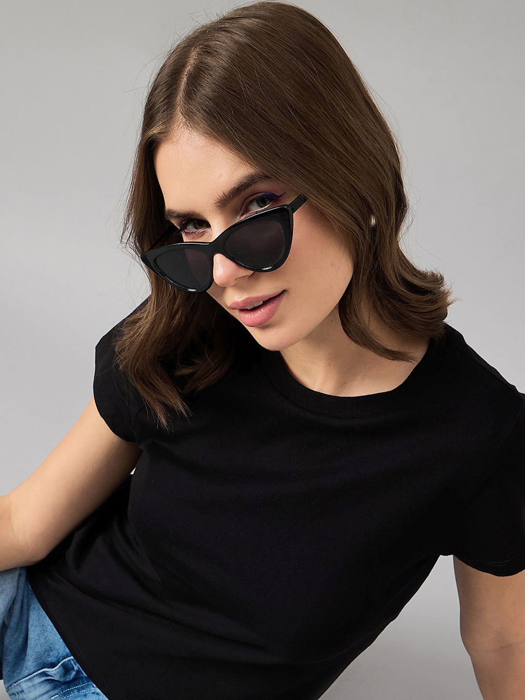 

98 Degree North Cotton Top, Black
