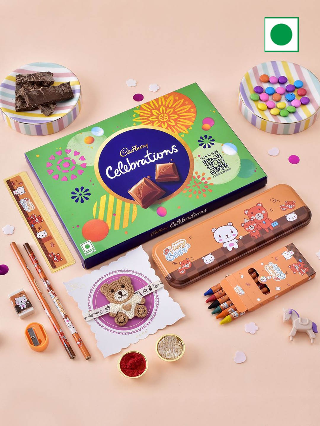 

Hyperfoods Set Of 4 Chocolate Gifts, Multi