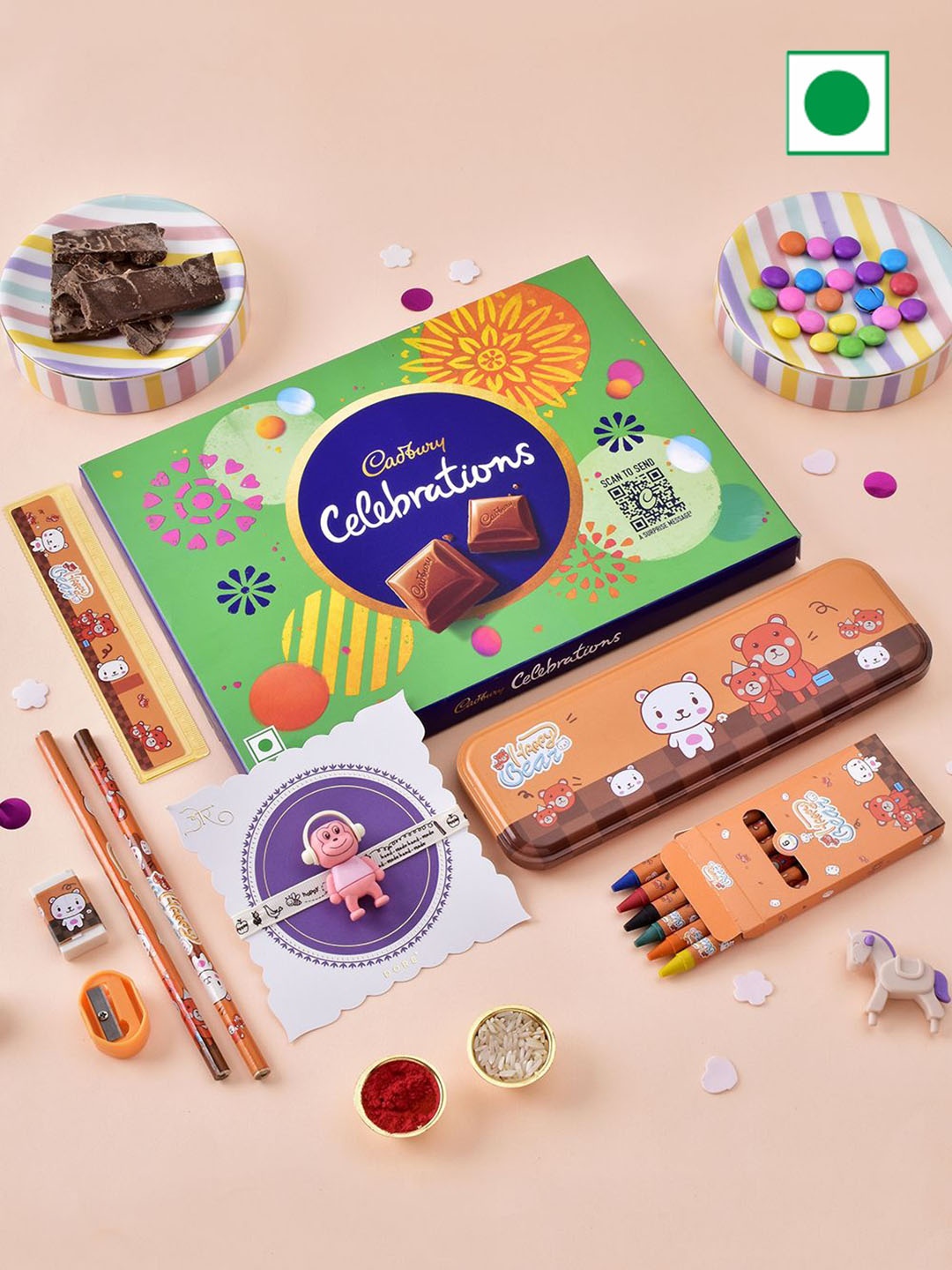 

Hyperfoods Rakhi Surprise: Chocolates & Puzzle Fun, Multi