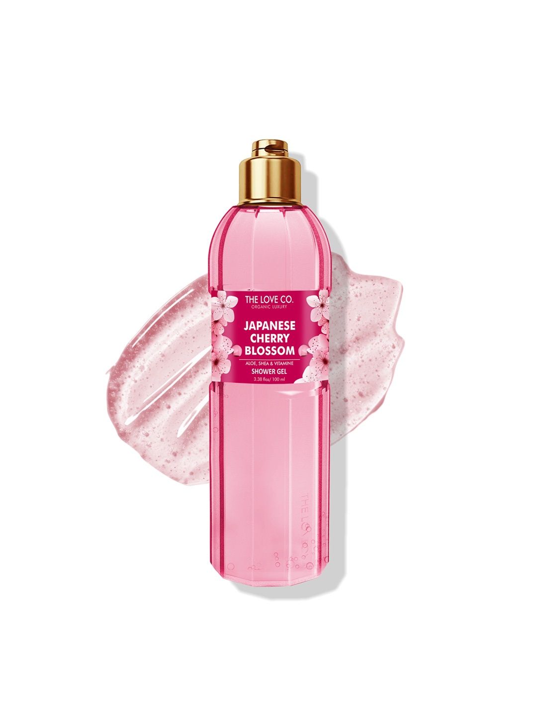 

The Love Co Organic Luxury Japanese Cherry Blossom Shower Gel - 100ml, White