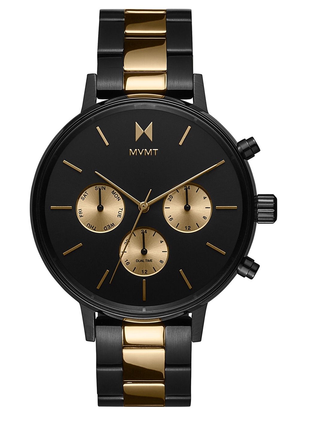 

MVMT Wome Bracelet Style Straps Analogue Chronograph Watch 28000344, Black