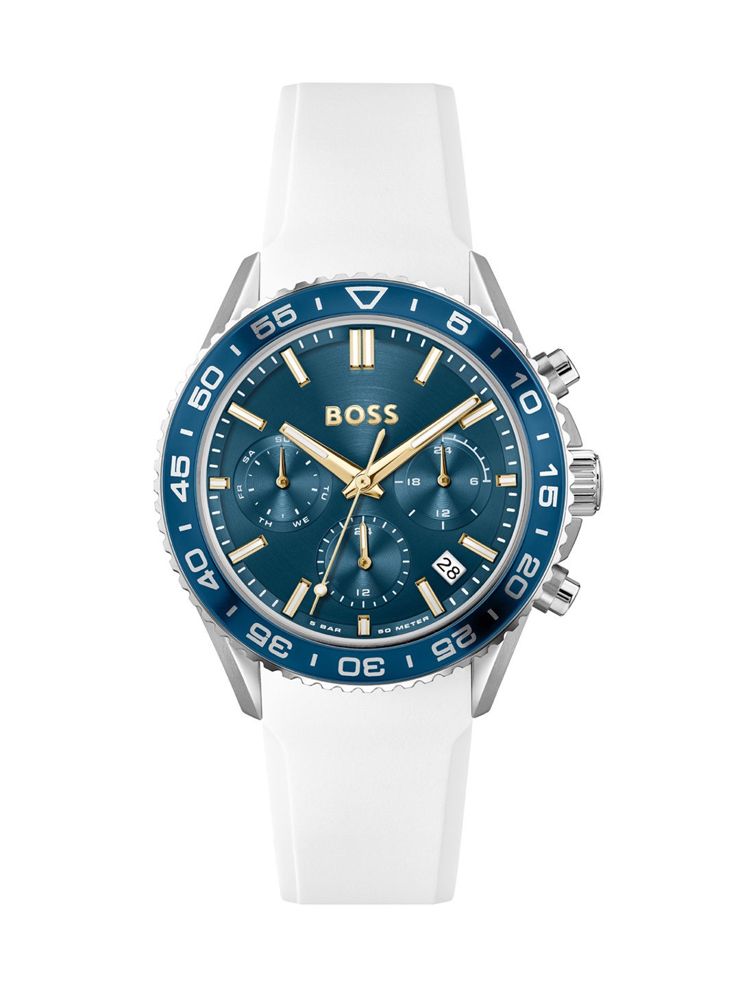

BOSS Women Runner For Her Round Dial Analogue Chronograph Watch 1502752, Blue