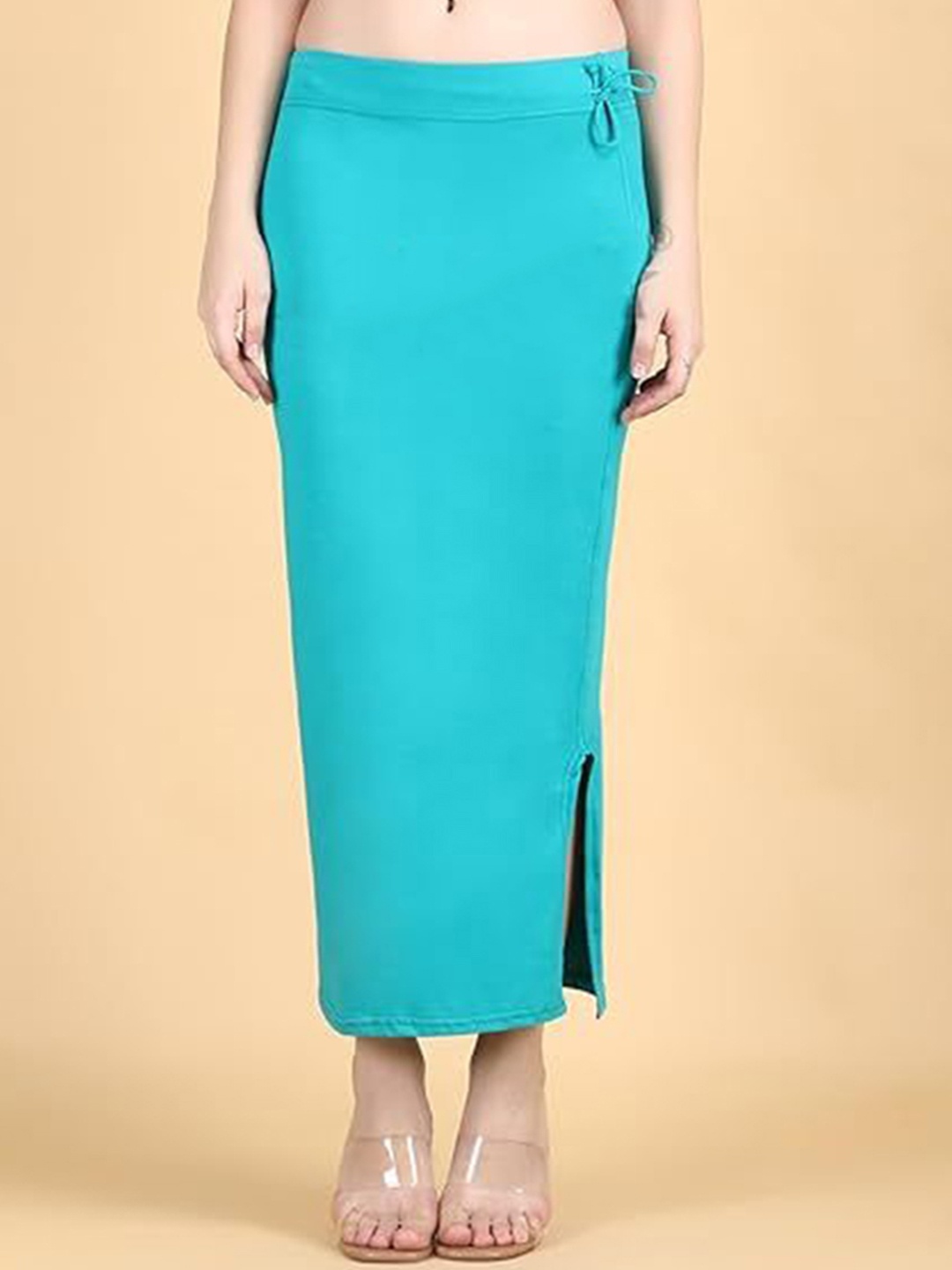

Klassik Women Stretchable Saree Shapewear, Turquoise blue