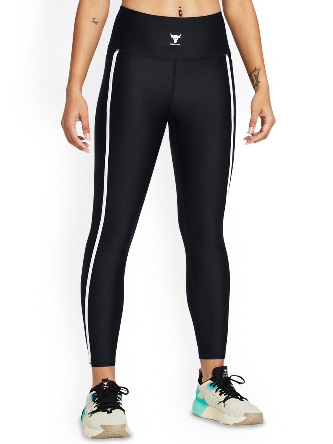 

UNDER ARMOUR Women Ankle-Length Tights, Black