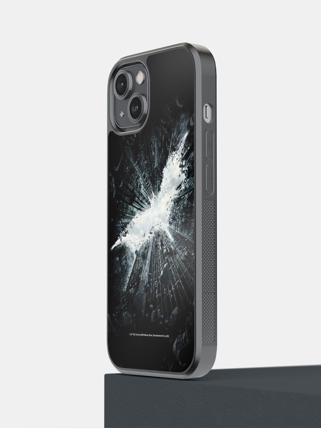

macmerise Superhero Printed iPhone 14 Back Case Mobile Accessories, Black