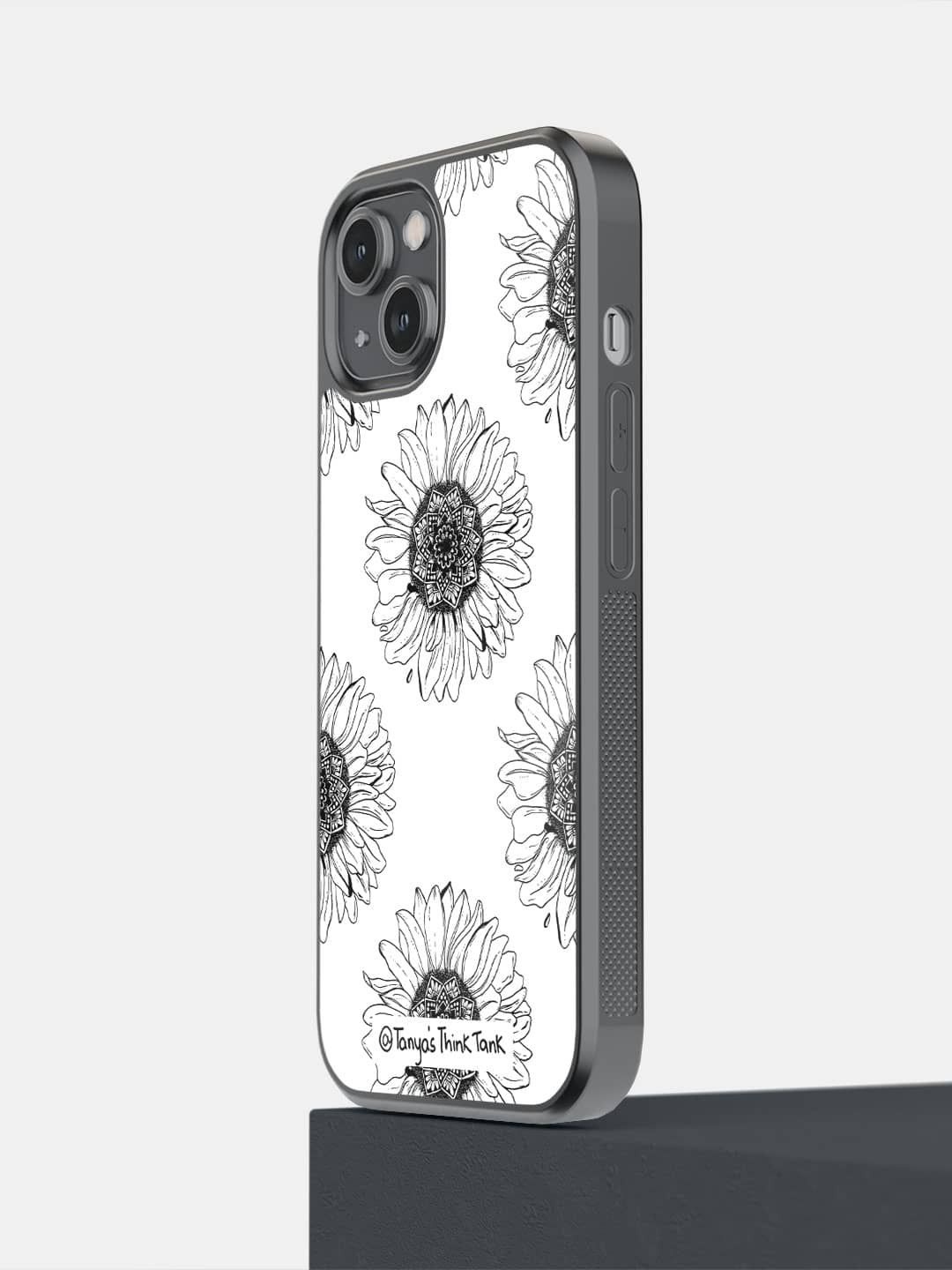 

macmerise Floral Printed iPhone 14 Back Case Mobile Accessories, White