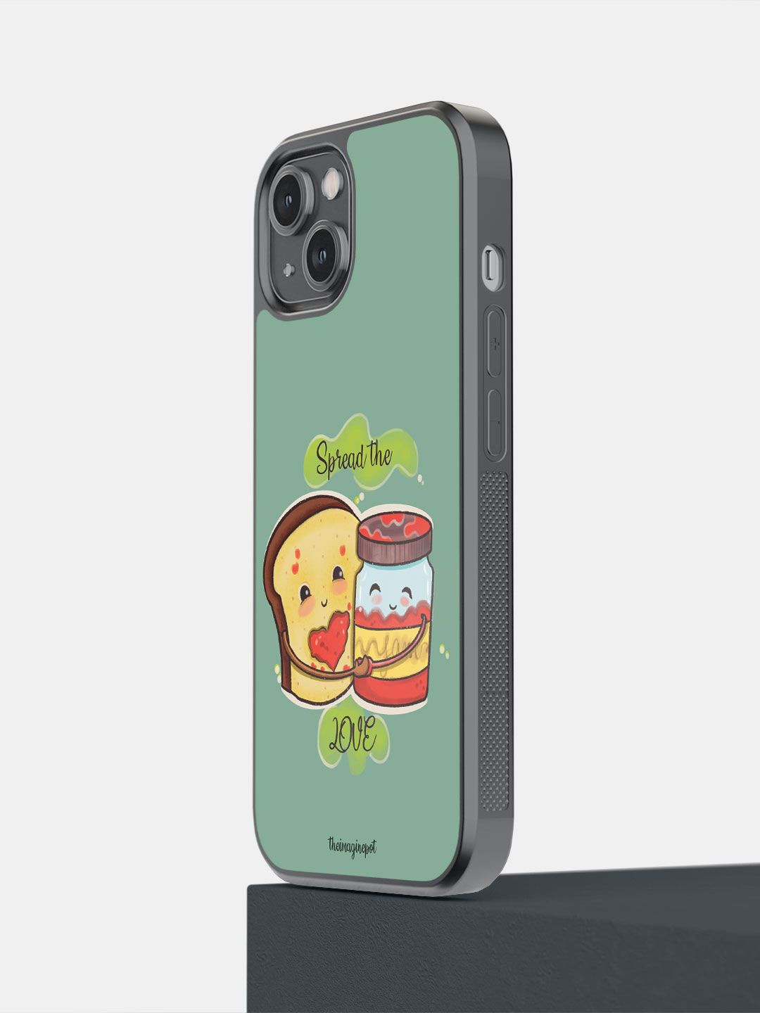 

macmerise Impact Resistant Quirky Printed iPhone 14 Back Case Mobile Accessories, Green