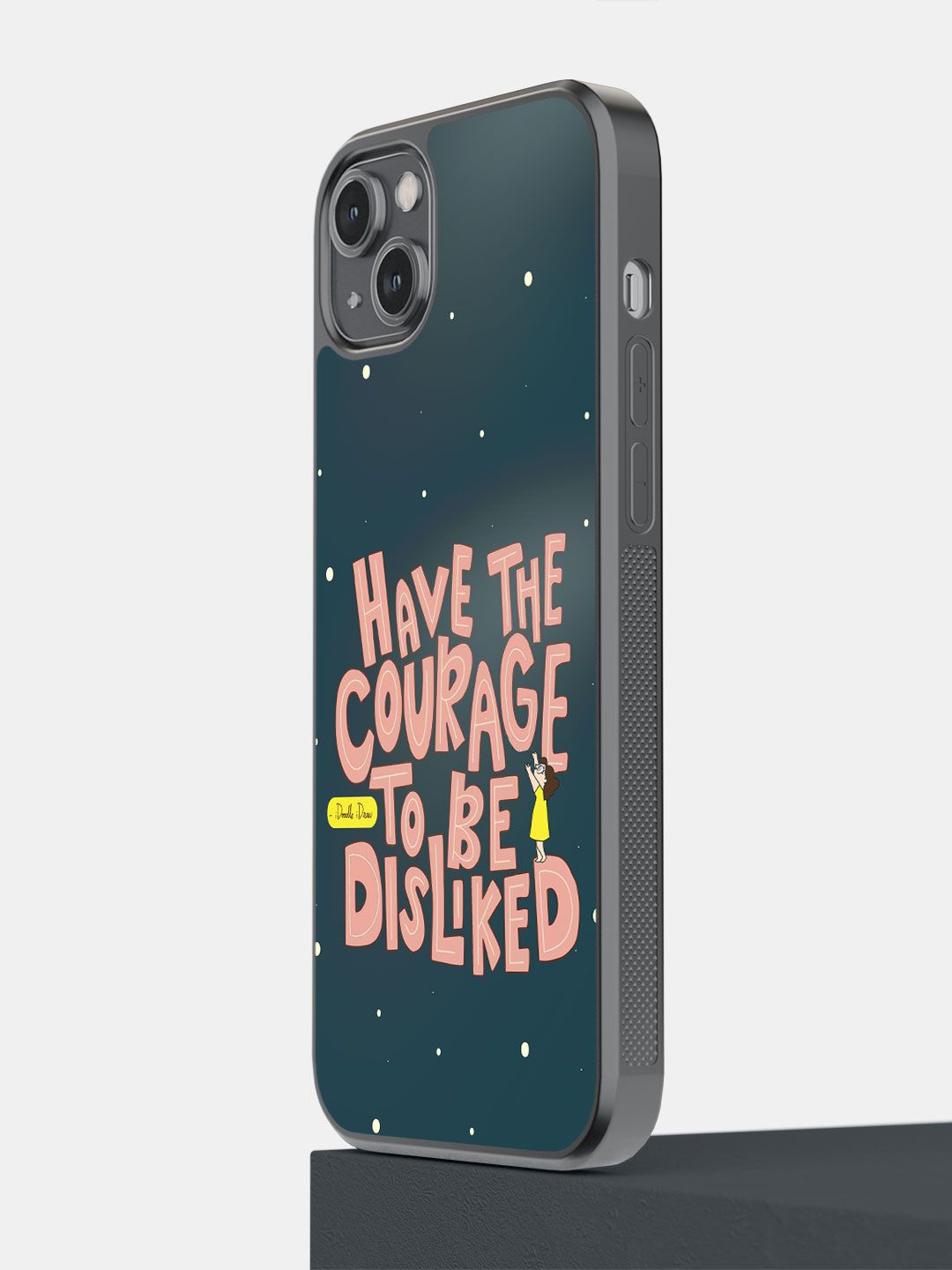 

macmerise Typography Printed Impact Resistant iPhone 14 Plus Back Case Mobile Accessories, Green