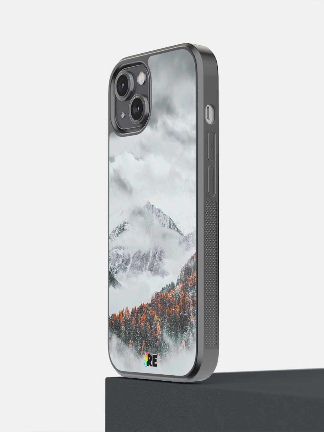 

macmerise Impact Resistant Printed iPhone 14 Back Case Mobile Accessories, Grey