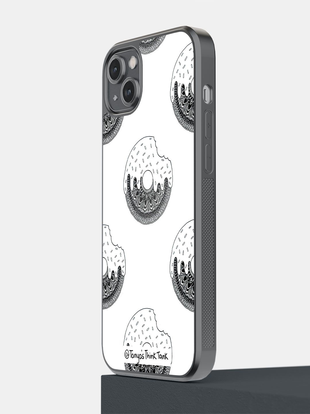

macmerise Abstract Printed iPhone 14 Plus Back Case Mobile Accessories, White