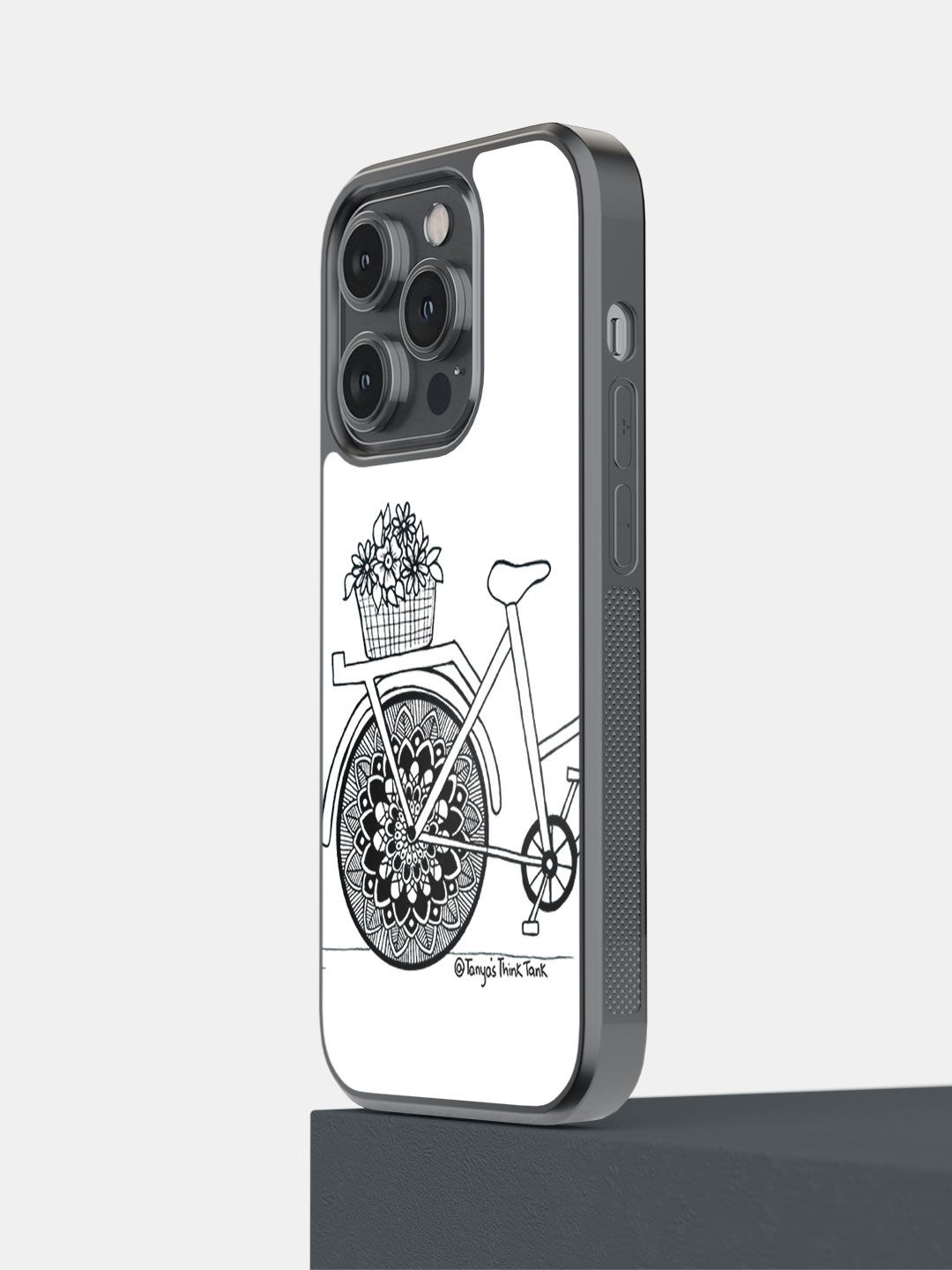 

macmerise Quirky Printed iPhone 14 Pro Back Case Mobile Accessories, White