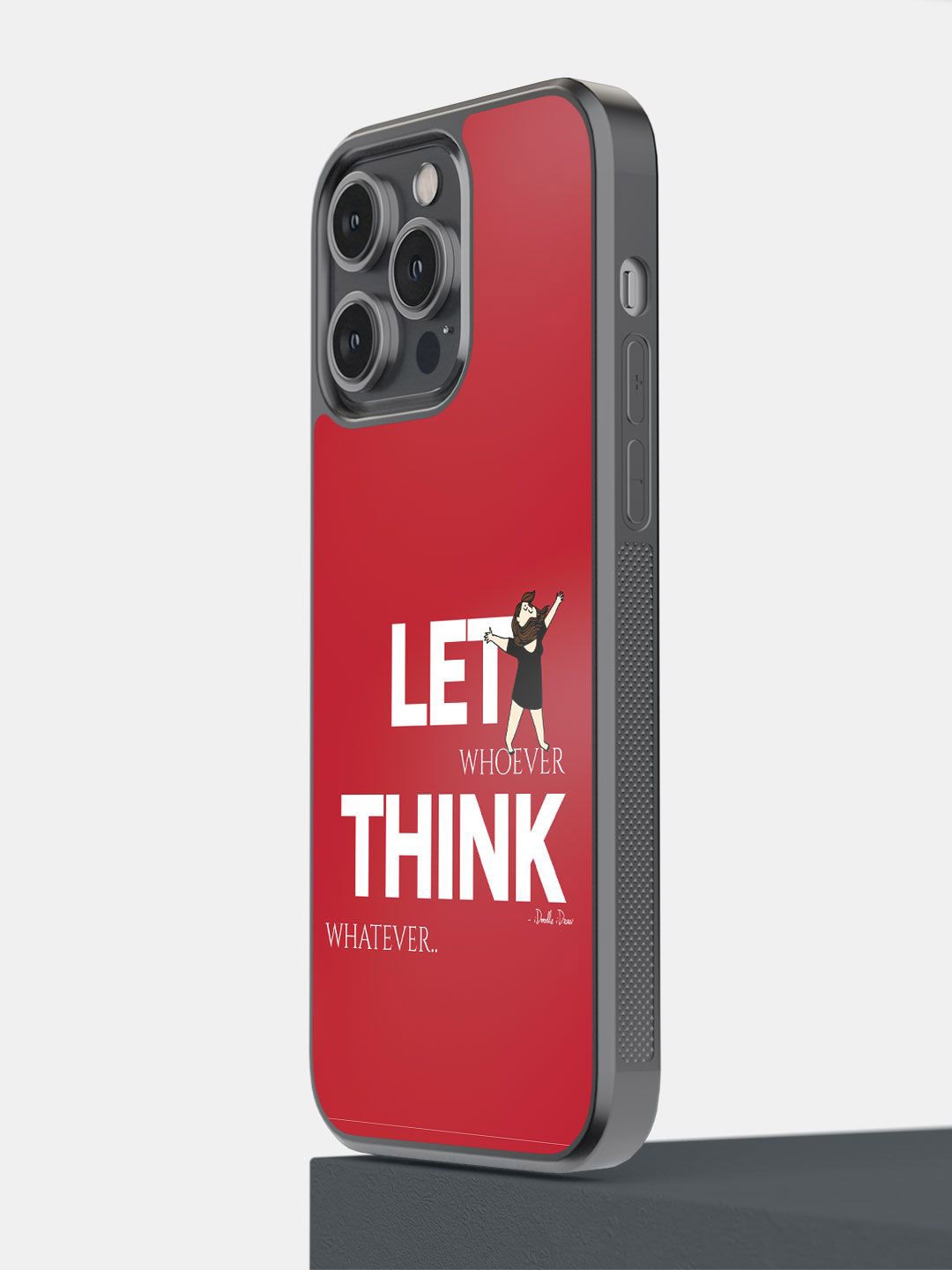 

macmerise Typography Printed iPhone 14 Pro Max Back Case Mobile Accessories, Red
