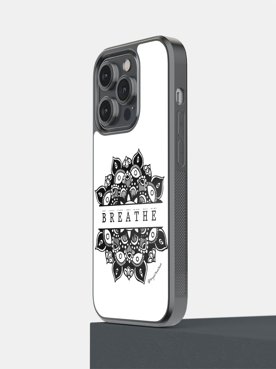 

macmerise Typography Printed iPhone 14 Pro Back Case Mobile Accessories, White