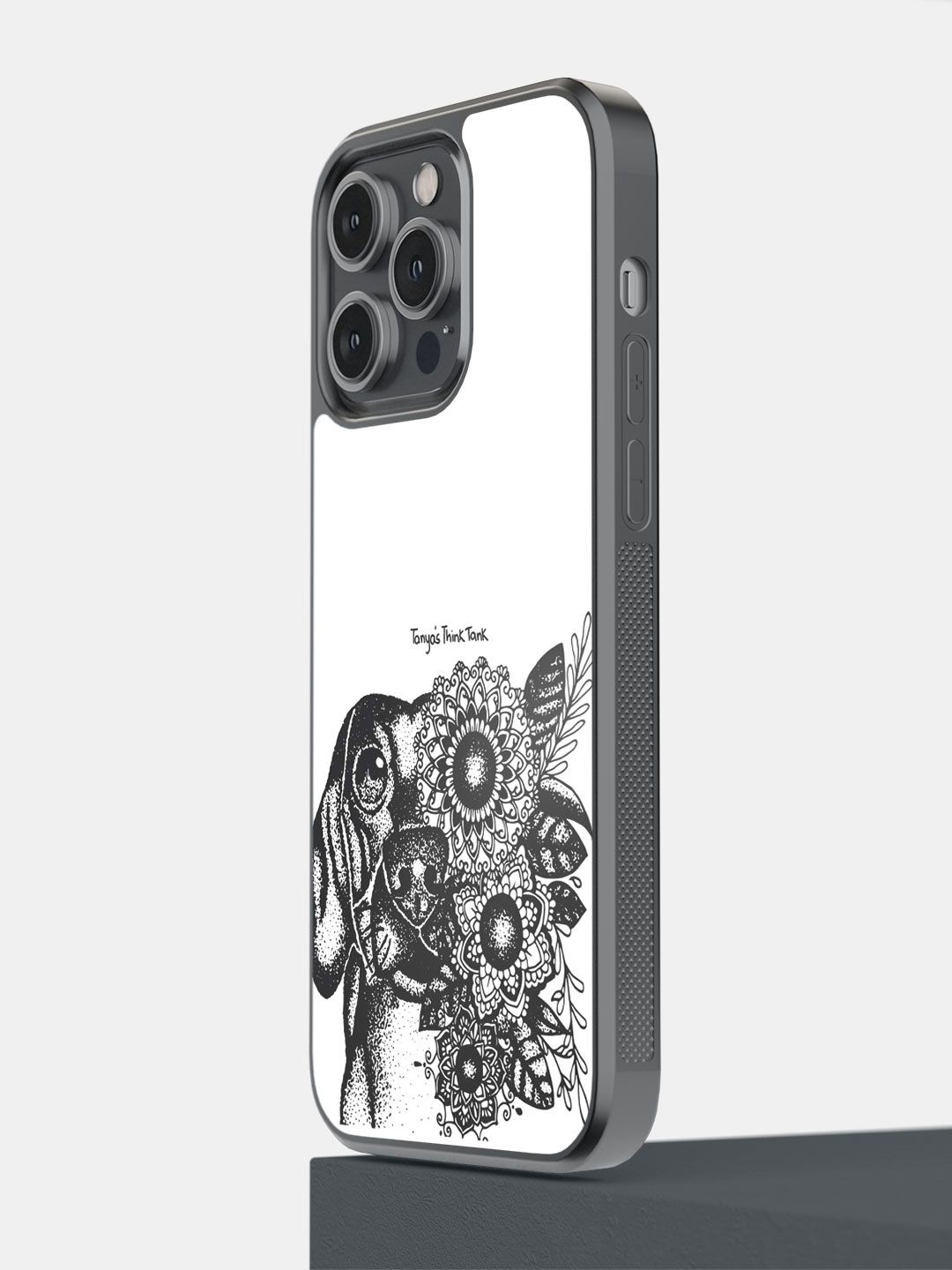 

macmerise Quirky Printed iPhone 14 Pro Max Back Case Mobile Accessories, White