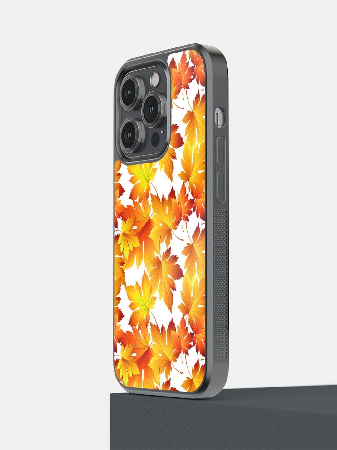 

macmerise Impact Resistant Printed iPhone 14 Pro Back Case Mobile Accessories, Orange