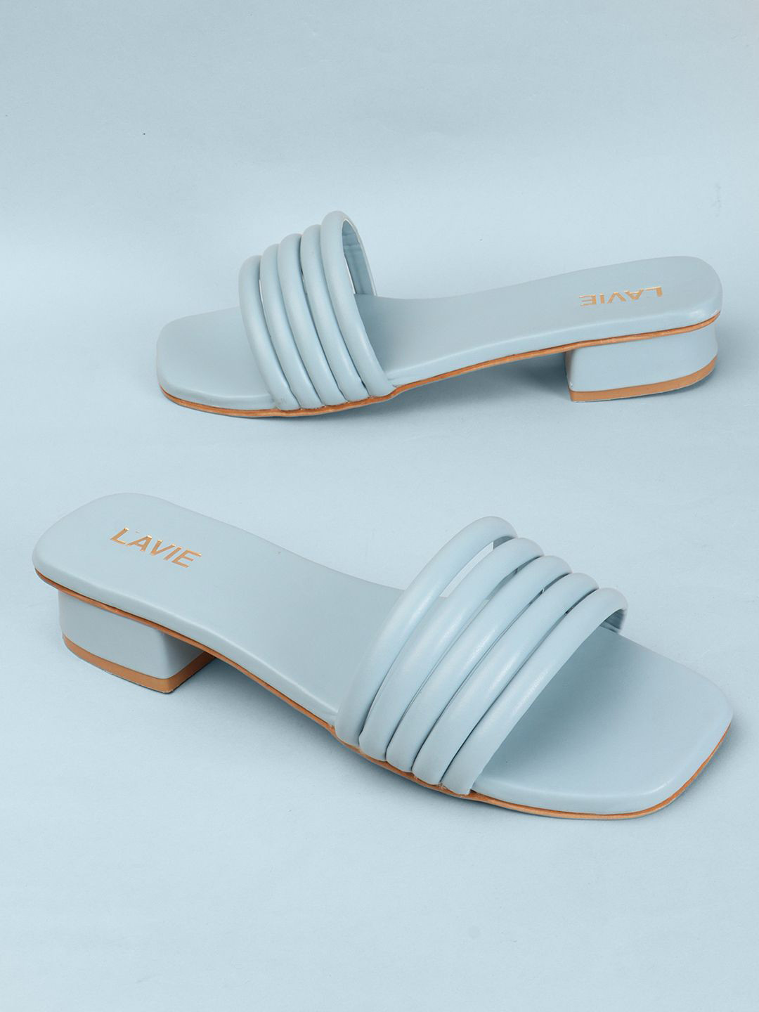 

Lavie Women Open Toe Block Sandals, Blue