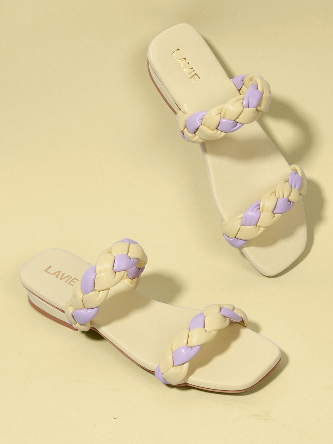 

Lavie Women Open Toe Flats, Yellow