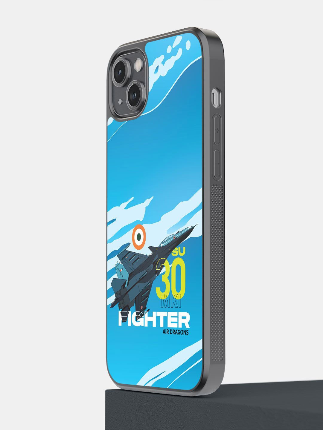 

macmerise Quirky Printed iPhone 14 Plus Back Case Mobile Accessories, Blue