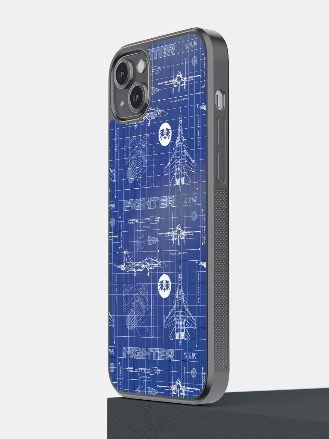 

macmerise Quirky Printed iPhone 14 Plus Back Case Mobile Accessories, Blue