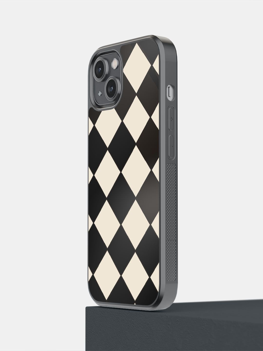 

macmerise Impact Resistant Printed iPhone 14 Back Case Mobile Accessories, Black