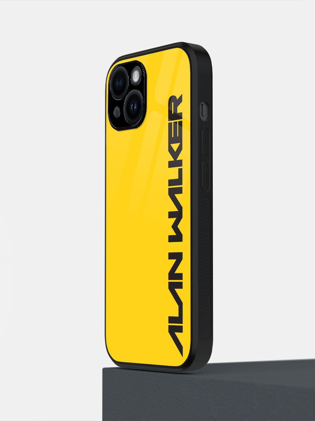 

macmerise Typography Printed Impact Resistant iPhone 14 Back Case Mobile Accessories, Yellow